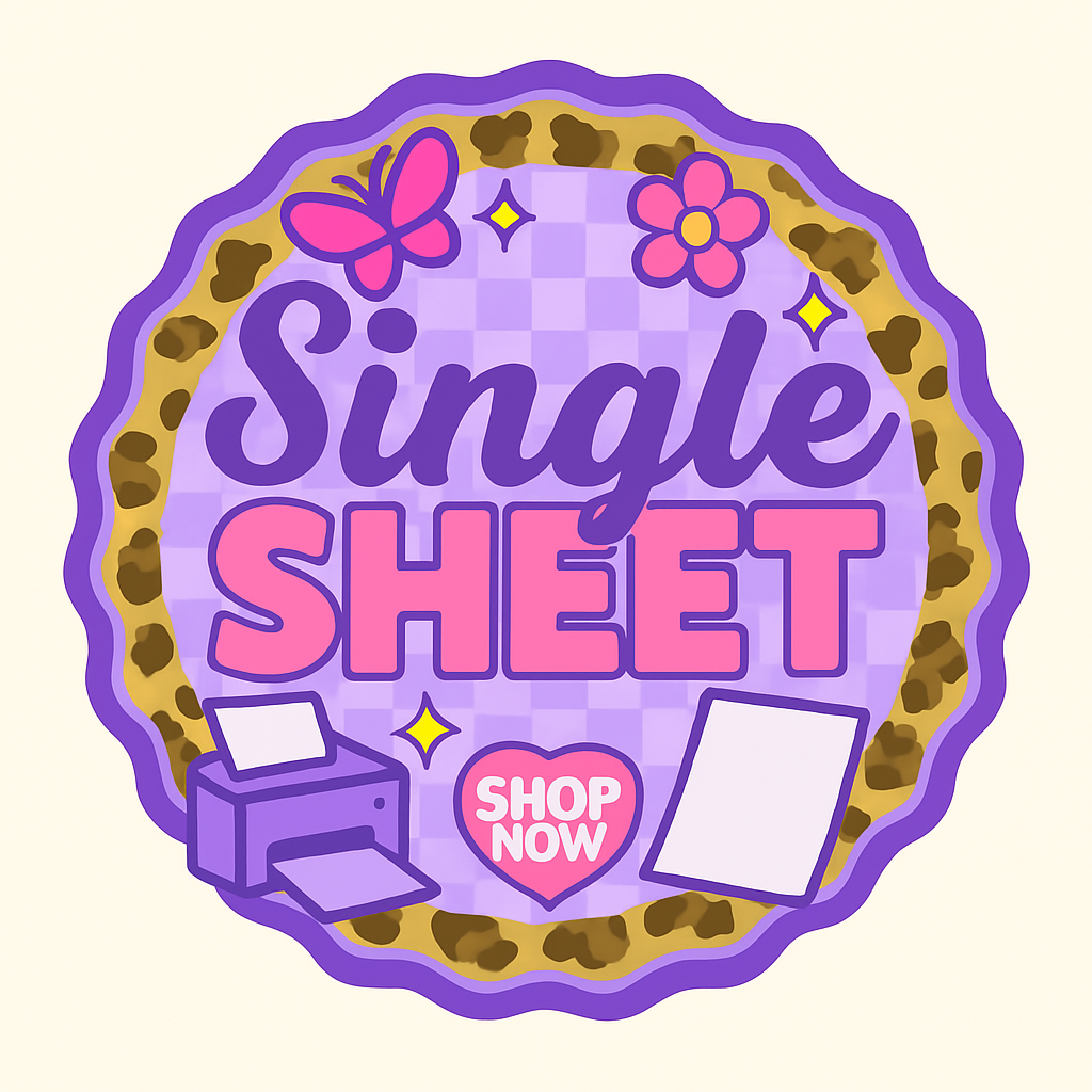 Upload Your Own✨ Single Sheet DTF Transfer ✨