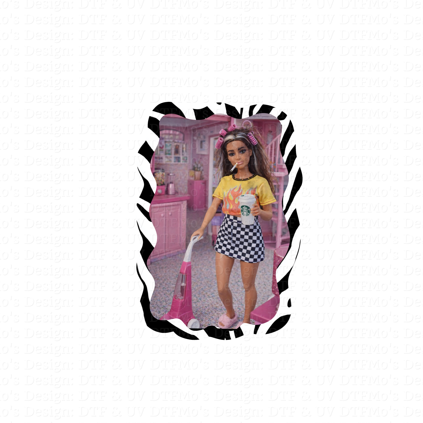 Burnt out Barbie Collab _01✨ Single Sheet DTF Transfer ✨ $2