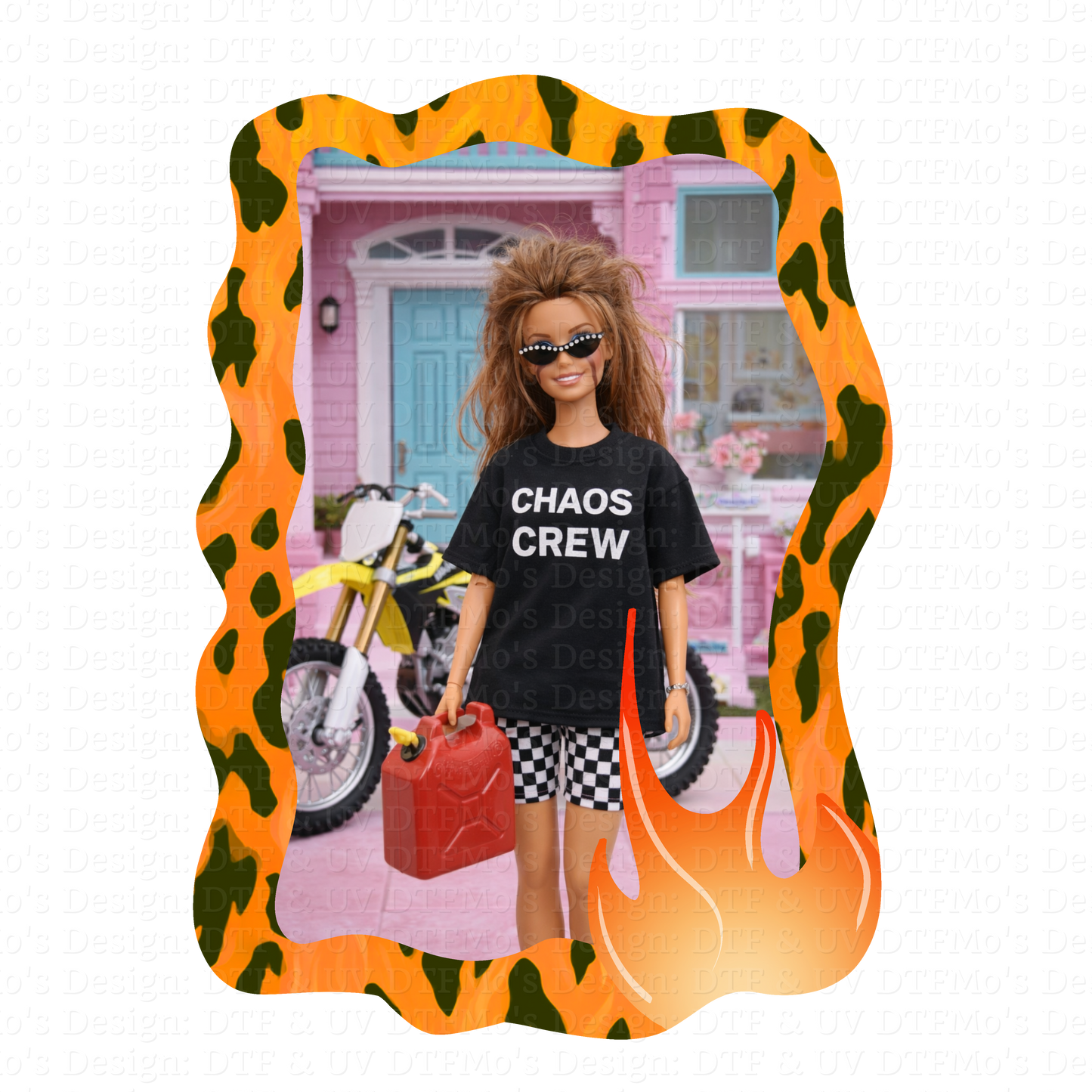 Burnt out Barbie Collab _03✨ Single Sheet DTF Transfer ✨ $2