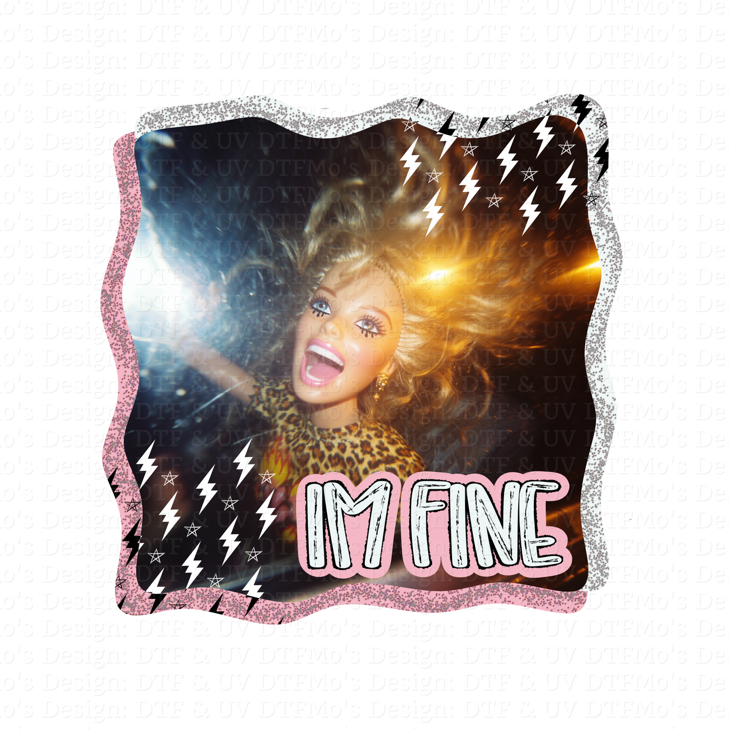 Burnt out Barbie Collab _11✨ Single Sheet DTF Transfer ✨ $2