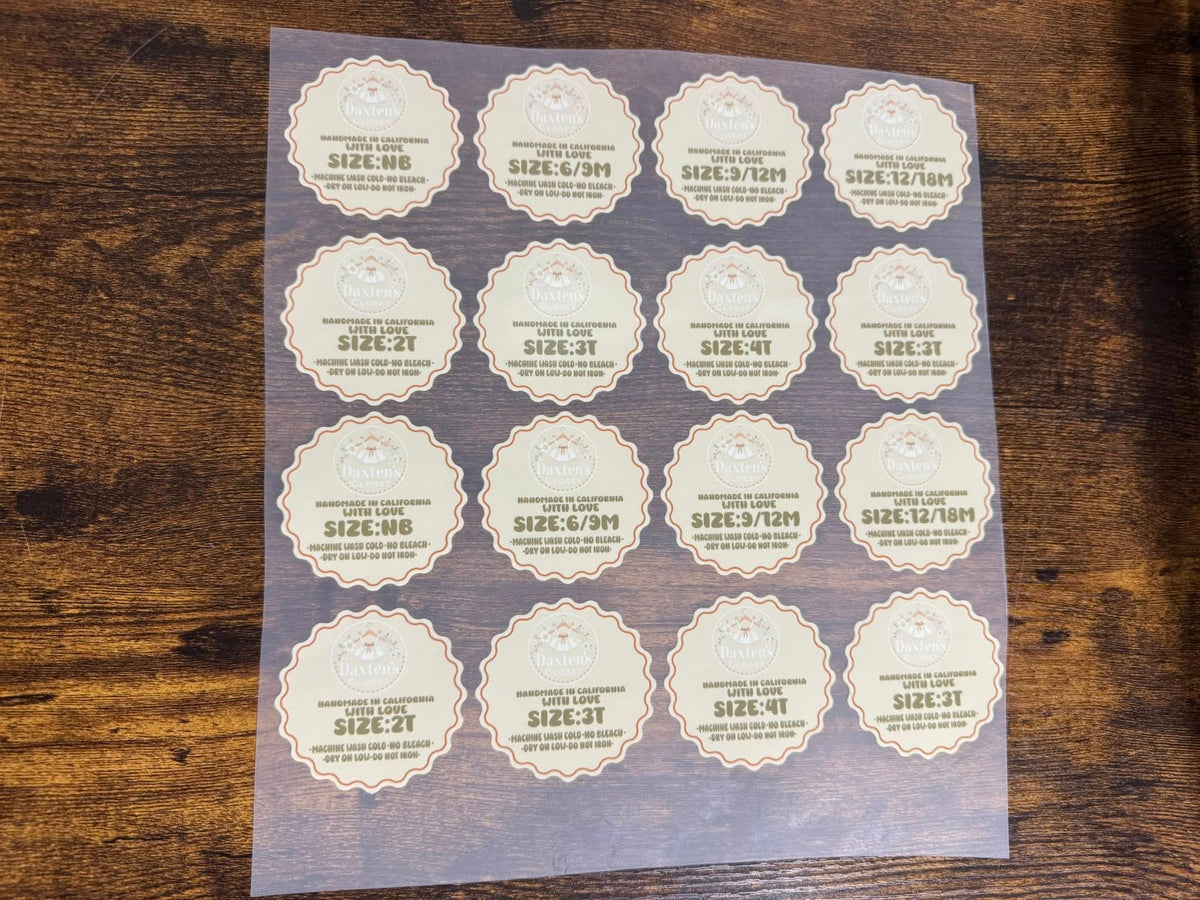 Custom Dtf Tags