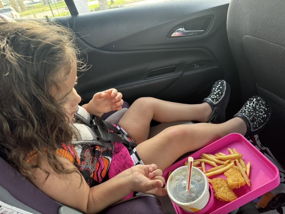 On-the-Go Car Seat Snack Tray