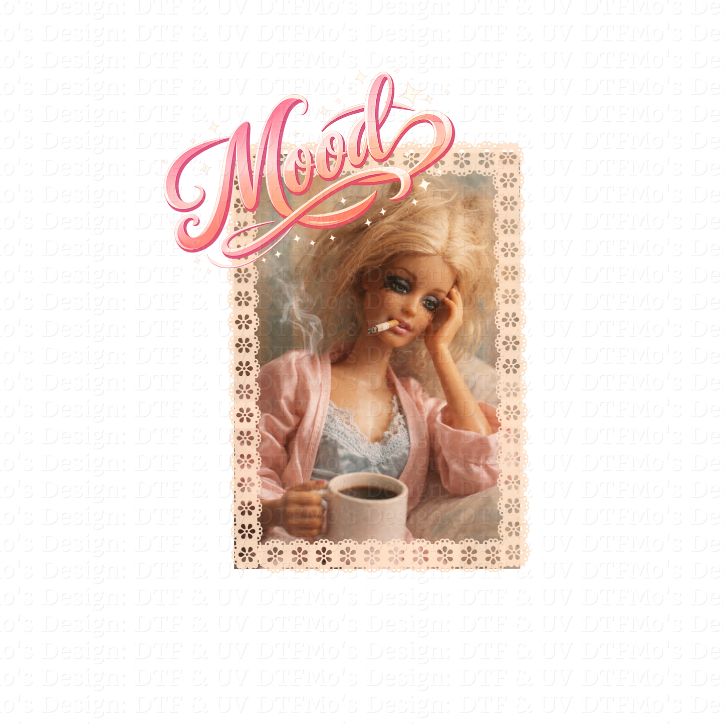 Burnt out Barbie Collab _02✨ Single Sheet DTF Transfer ✨ $2