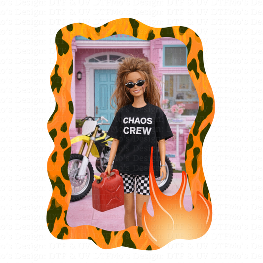 Burnt out Barbie Collab _03✨ Single Sheet DTF Transfer ✨ $2