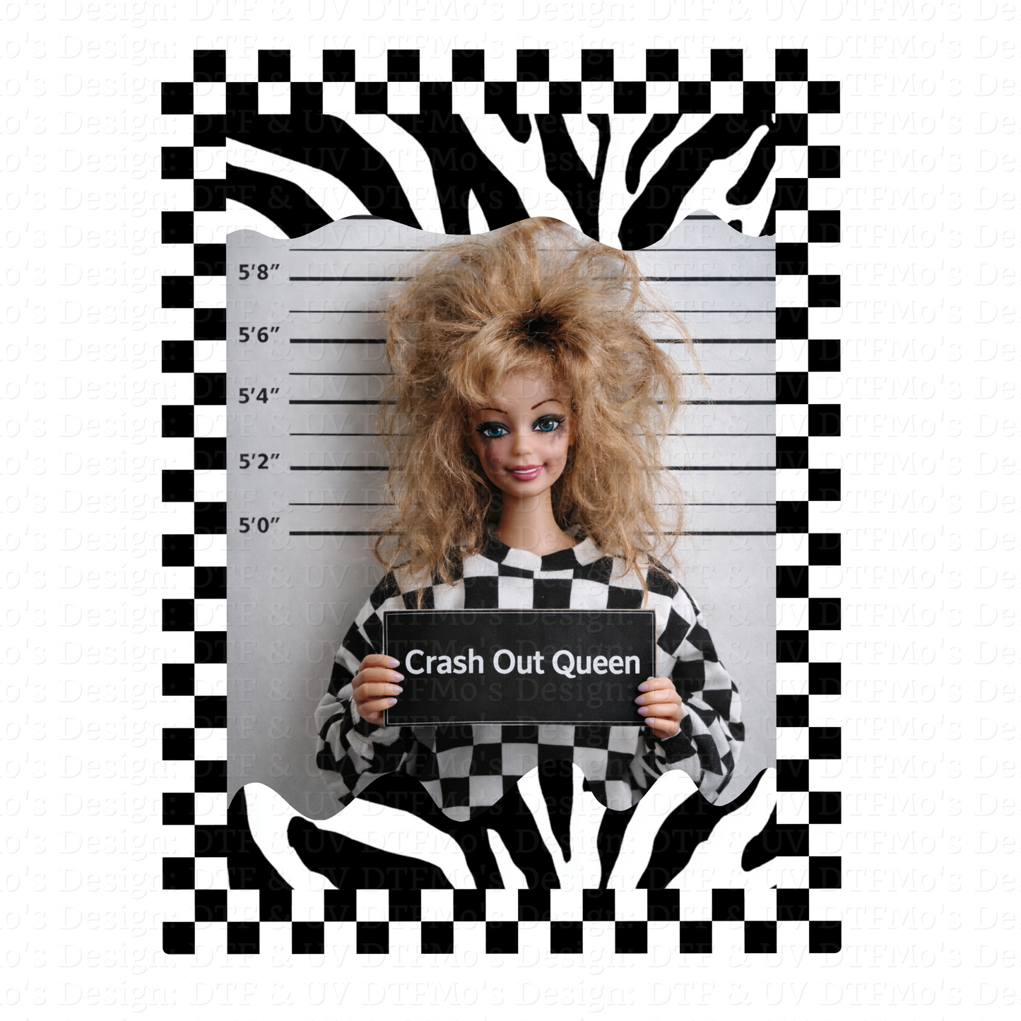 Burnt out Barbie Collab _04✨ Single Sheet DTF Transfer ✨ $2