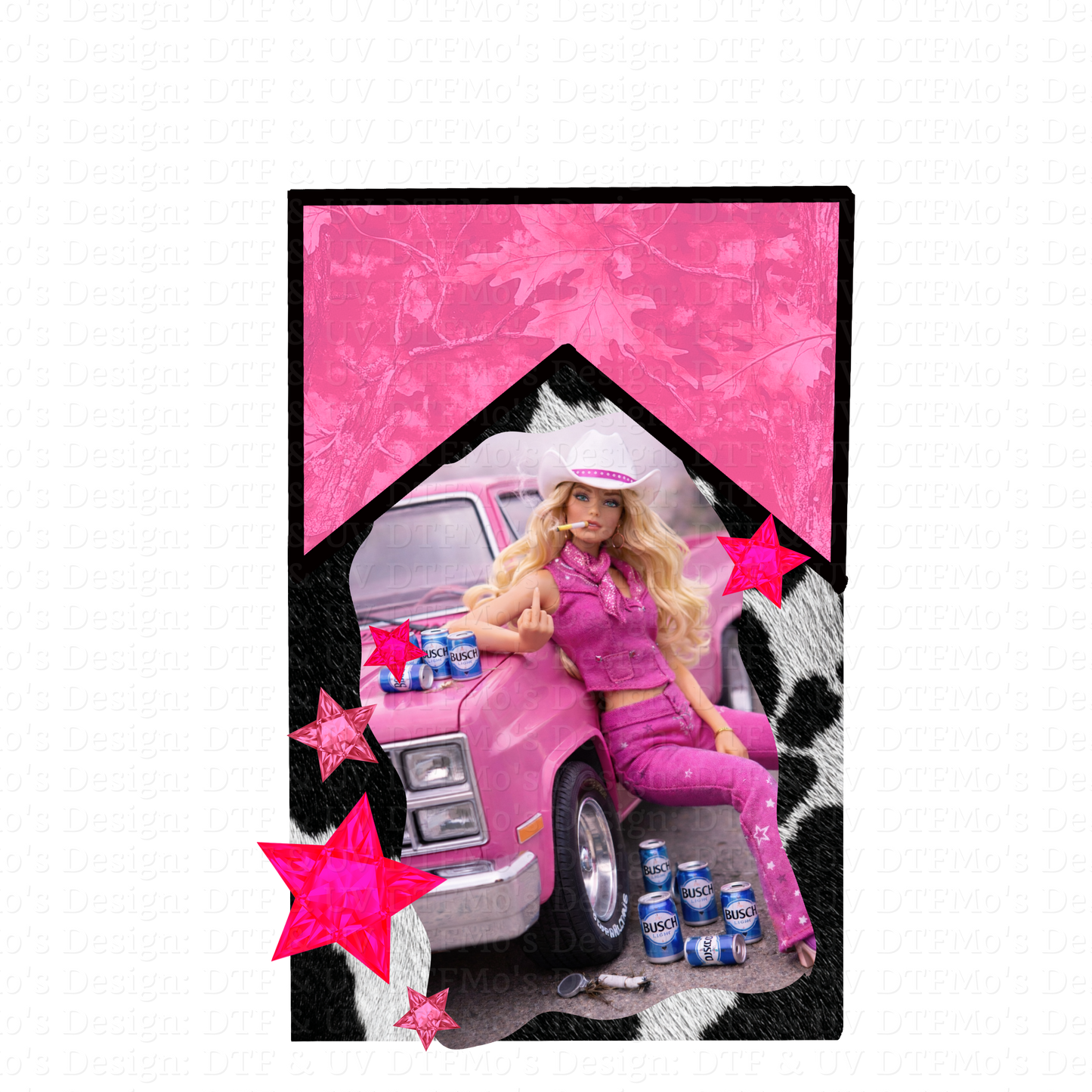 Burnt out Barbie Collab _05✨ Single Sheet DTF Transfer ✨ $2