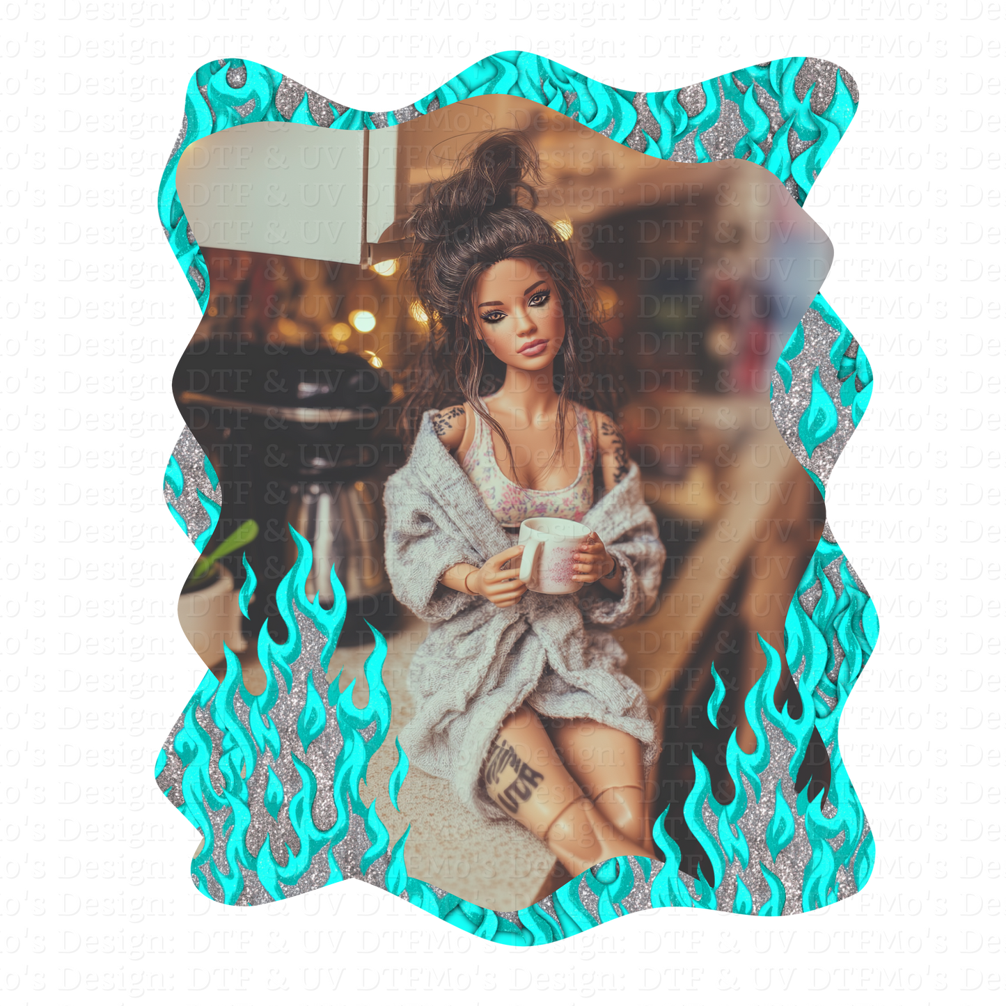 Burnt out Barbie Collab _14✨ Single Sheet DTF Transfer ✨ $2