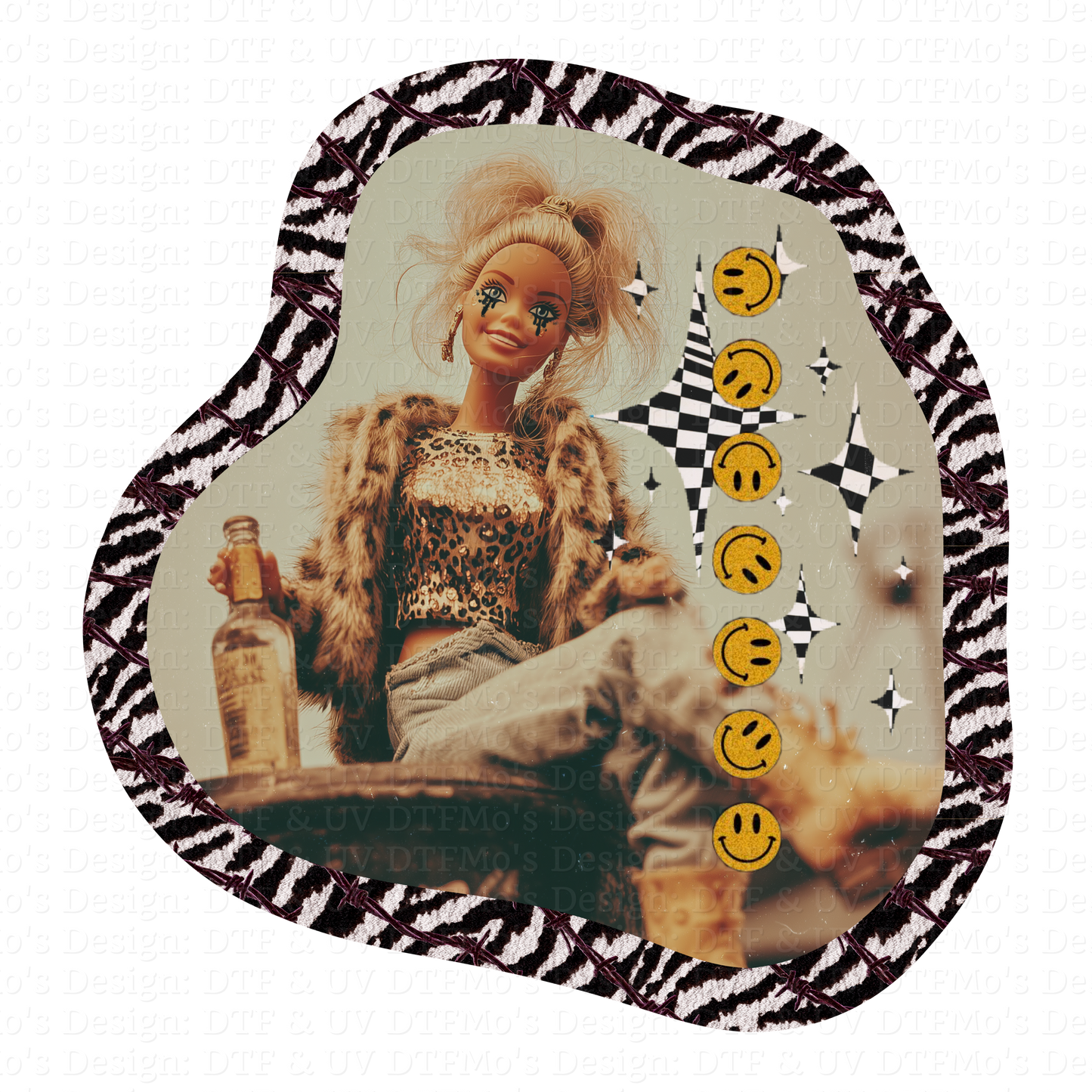 Burnt out Barbie Collab _16✨ Single Sheet DTF Transfer ✨ $2