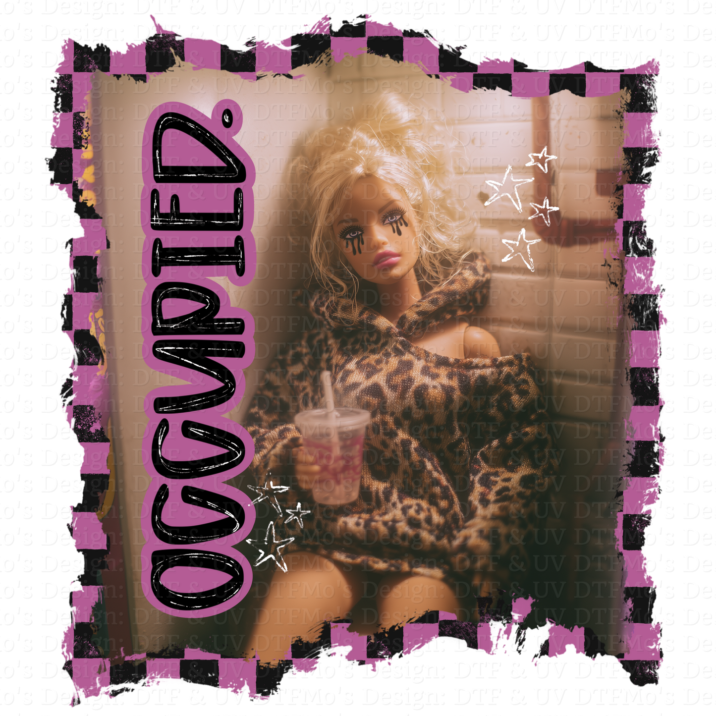 Burnt out Barbie Collab _20✨ Single Sheet DTF Transfer ✨ $2