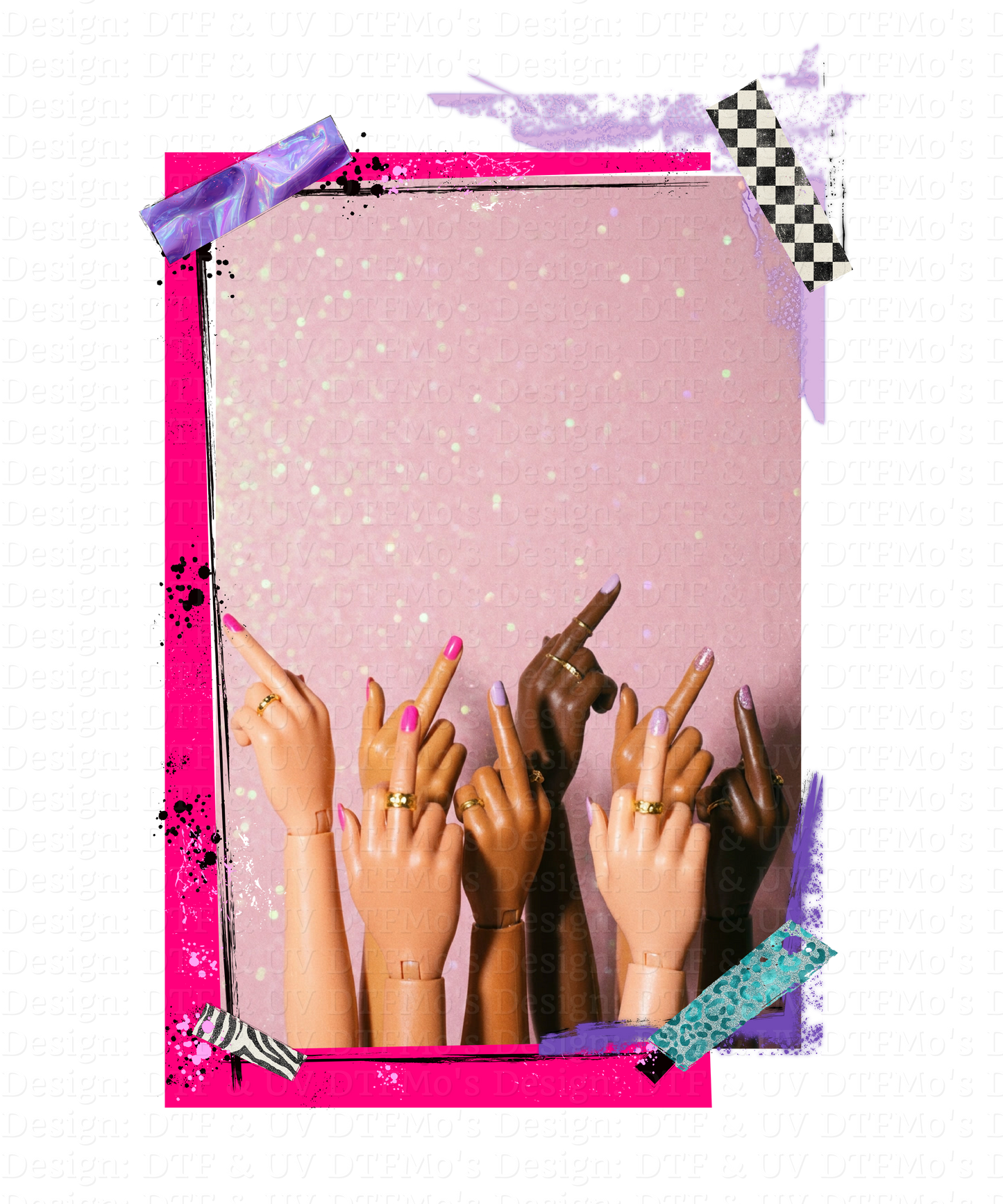 Burnt out Barbie Collab _23✨ Single Sheet DTF Transfer ✨ $2