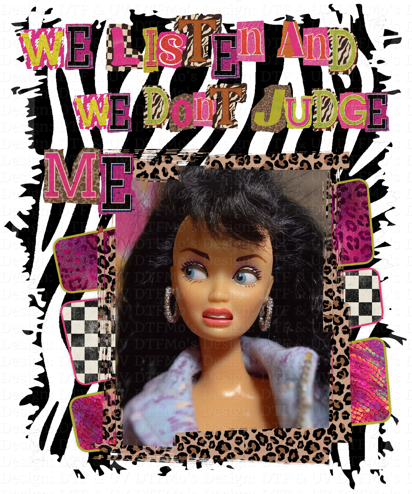 Burnt out Barbie Collab _25✨ Single Sheet DTF Transfer ✨ $2