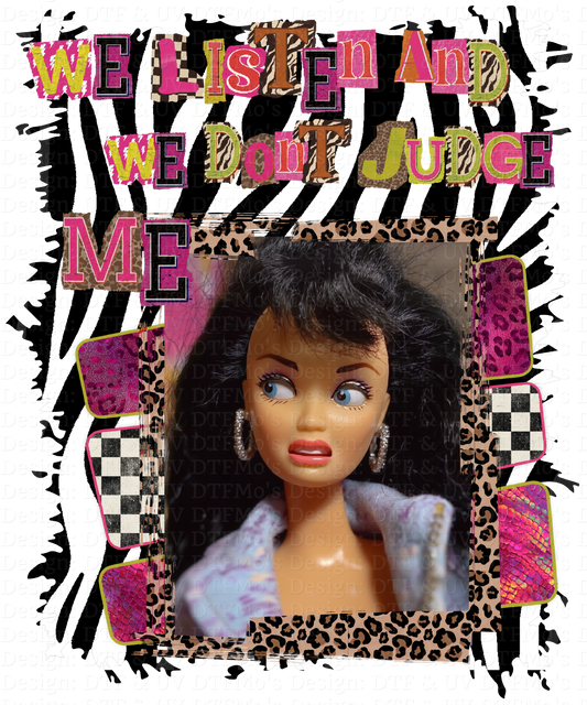 Burnt out Barbie Collab _25✨ Single Sheet DTF Transfer ✨ $2