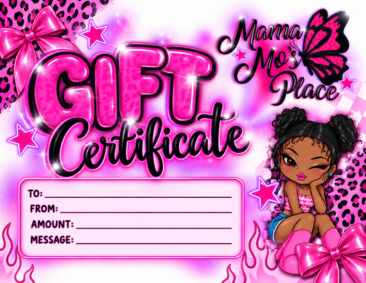 🎀 Mama Mo’s Place Gift Certificate 🎀