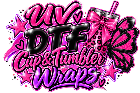 ✨ UV DTF Cup & Tumbler Wraps ✨ – Peel & Stick Perfection!Everyday✨ CUSTOM & GALLERY DTF TRANSFERS  ✨