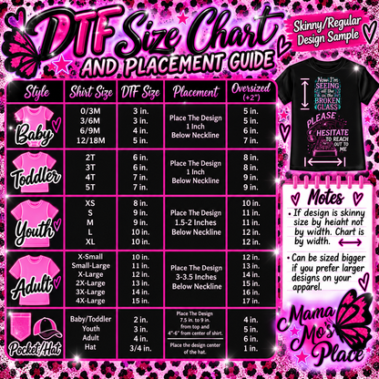 ✨ DTF Transfer  | Regular + Long & Skinny ✨ Everyday✨ CUSTOM & GALLERY DTF TRANSFERS  ✨ (Copy)
